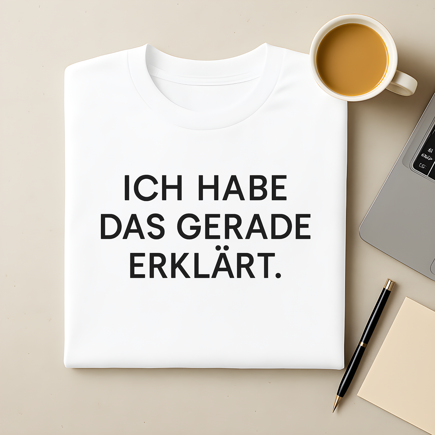 Gerade erklÀrt T-Shirt