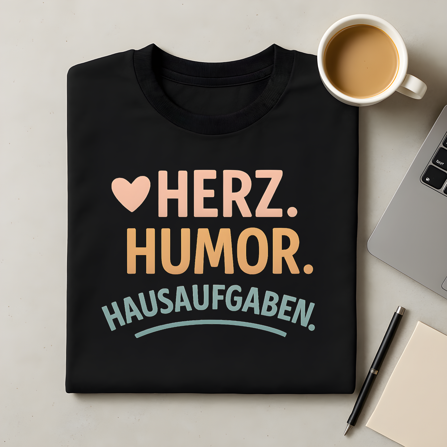 Herz. Humor. Hausaufgaben T-Shirt