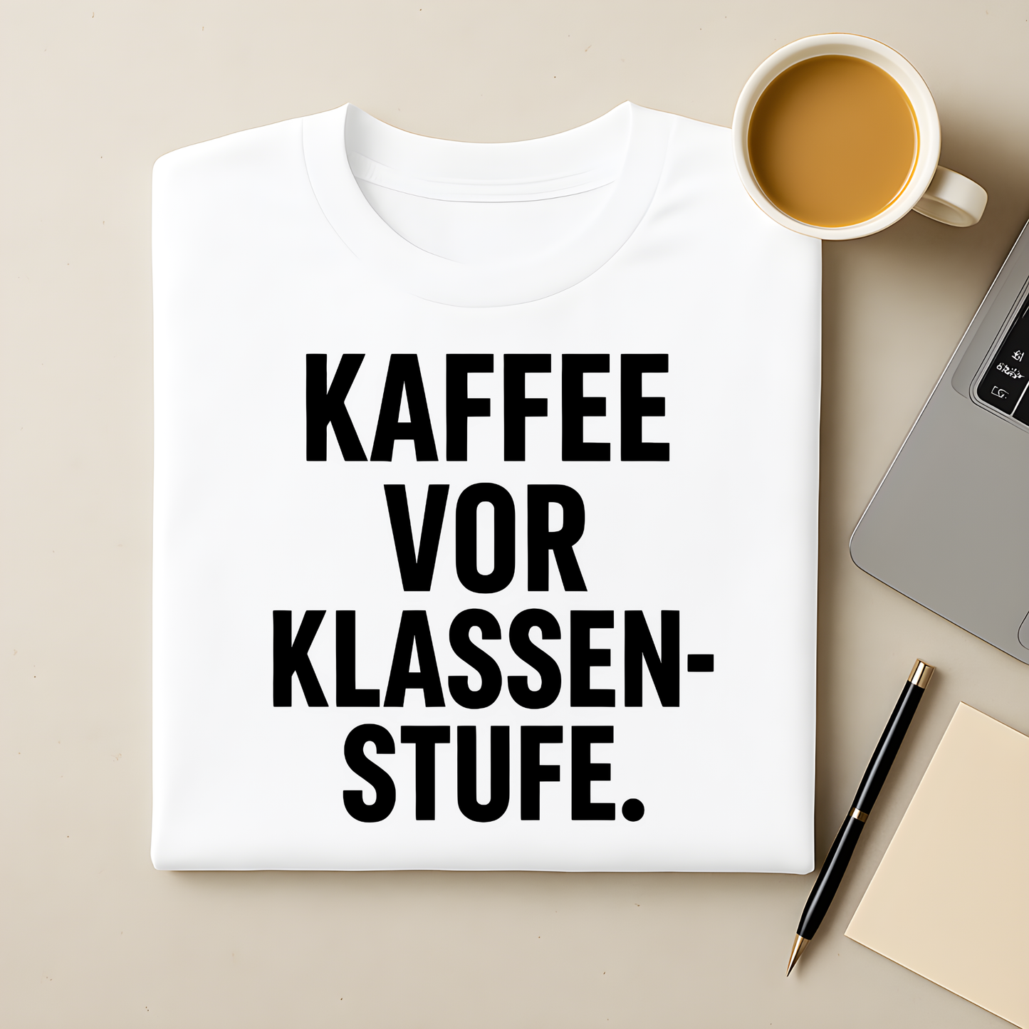 Kaffee vor Klassenstufe T-Shirt
