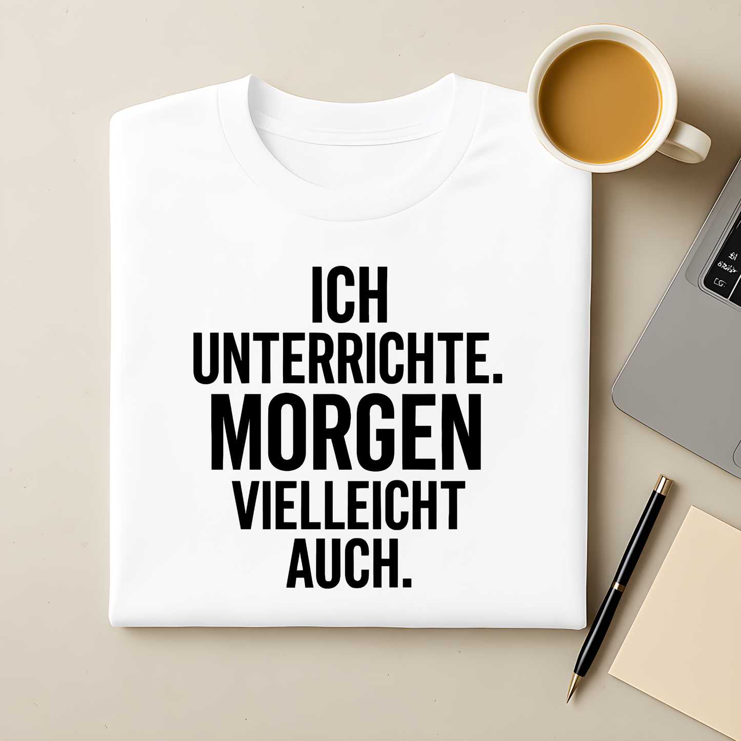 Morgen vielleicht Unterricht T-Shirt