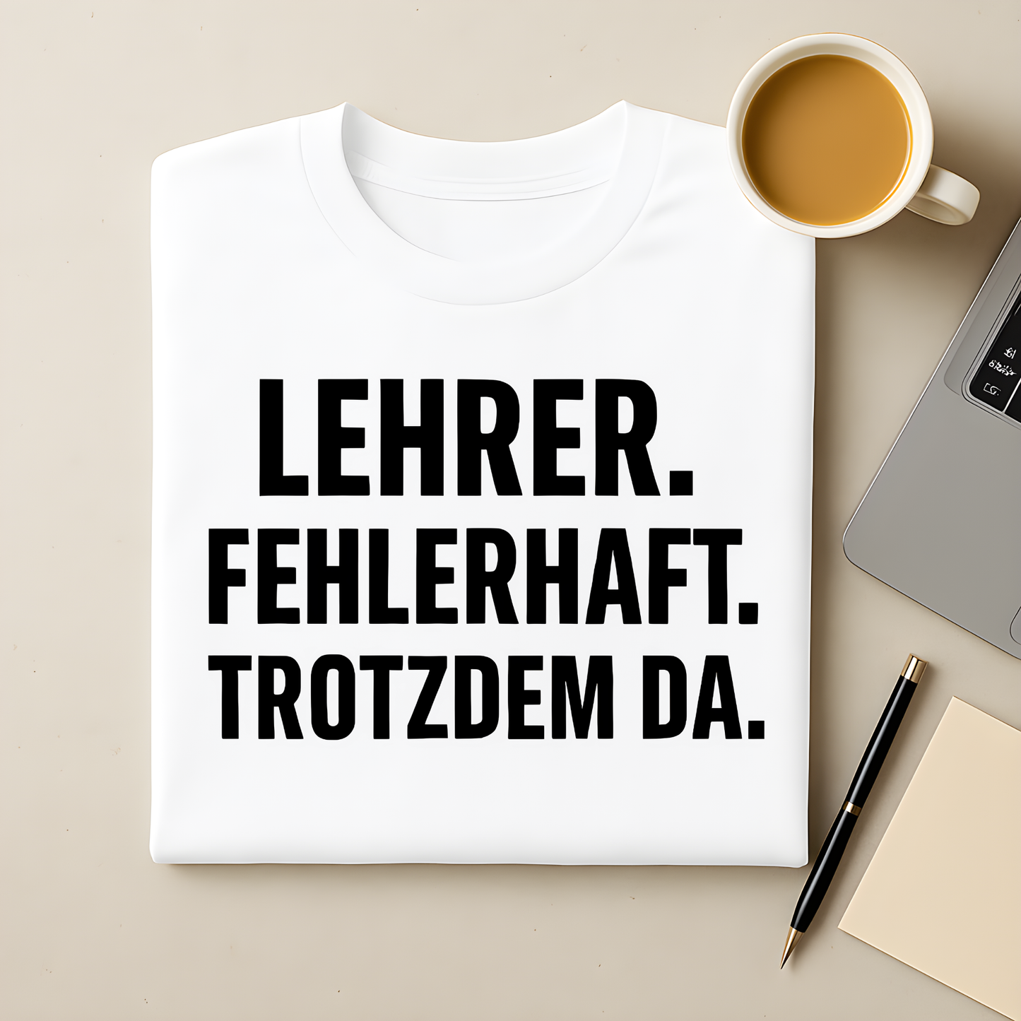 Fehlerhaft. Trotzdem da T-Shirt