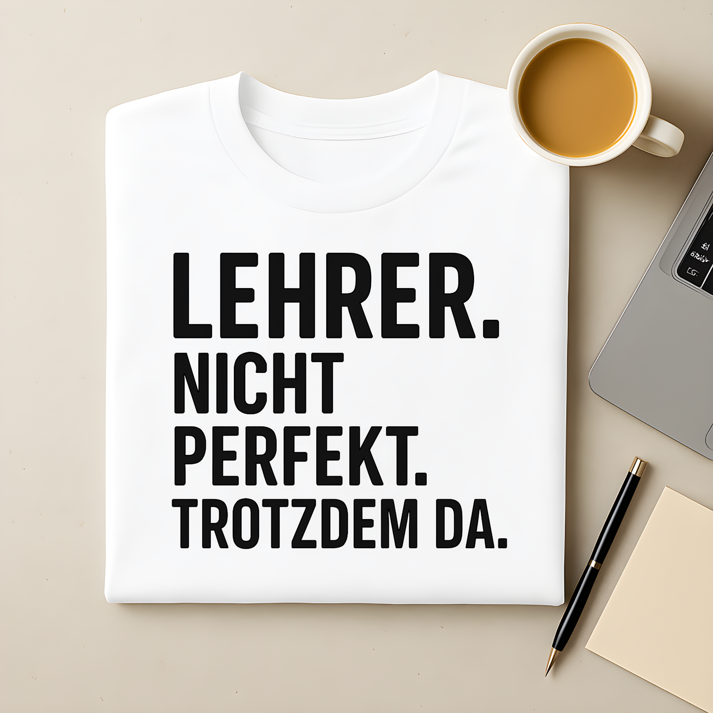 Nicht perfekt. Trotzdem da T-Shirt