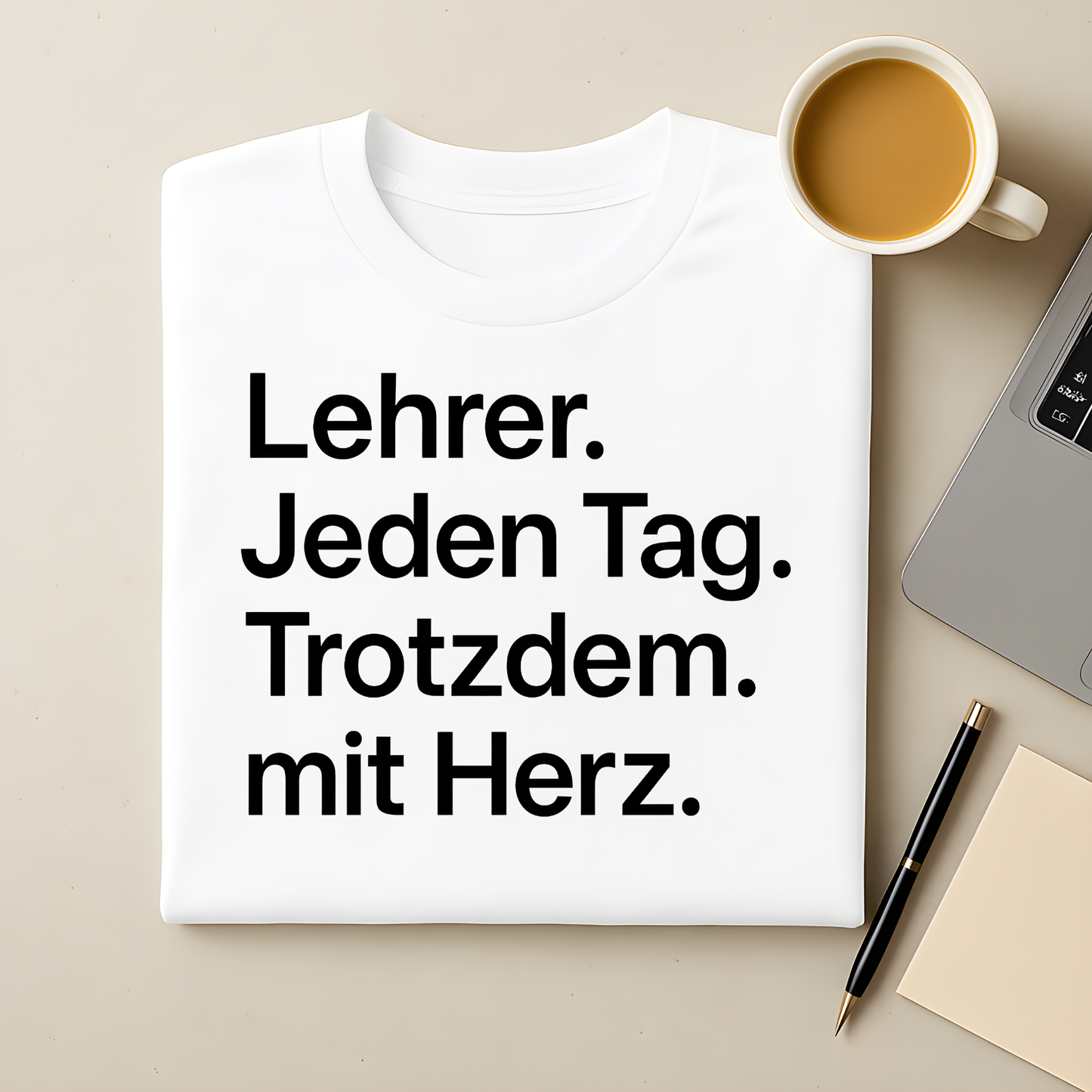 Jeden Tag - trotzdem mit Herz T-Shirt