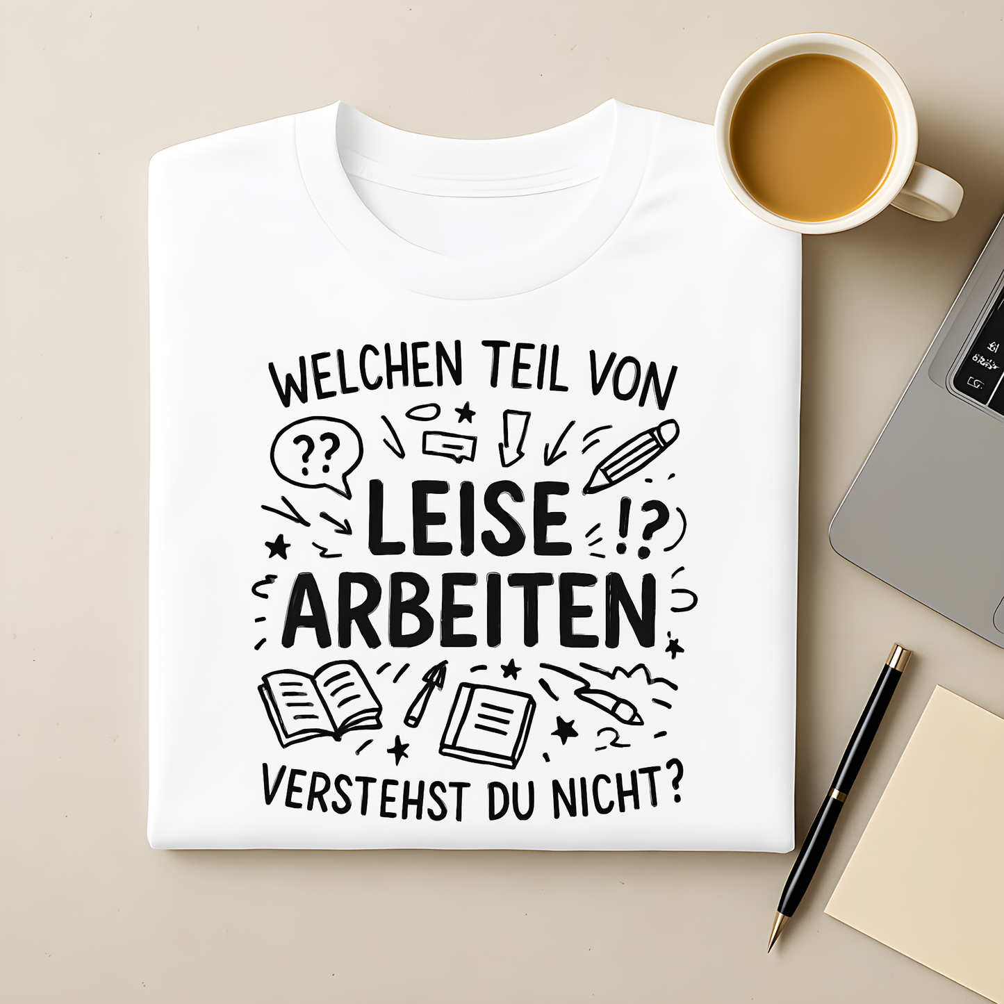 Leise Arbeiten T-Shirt