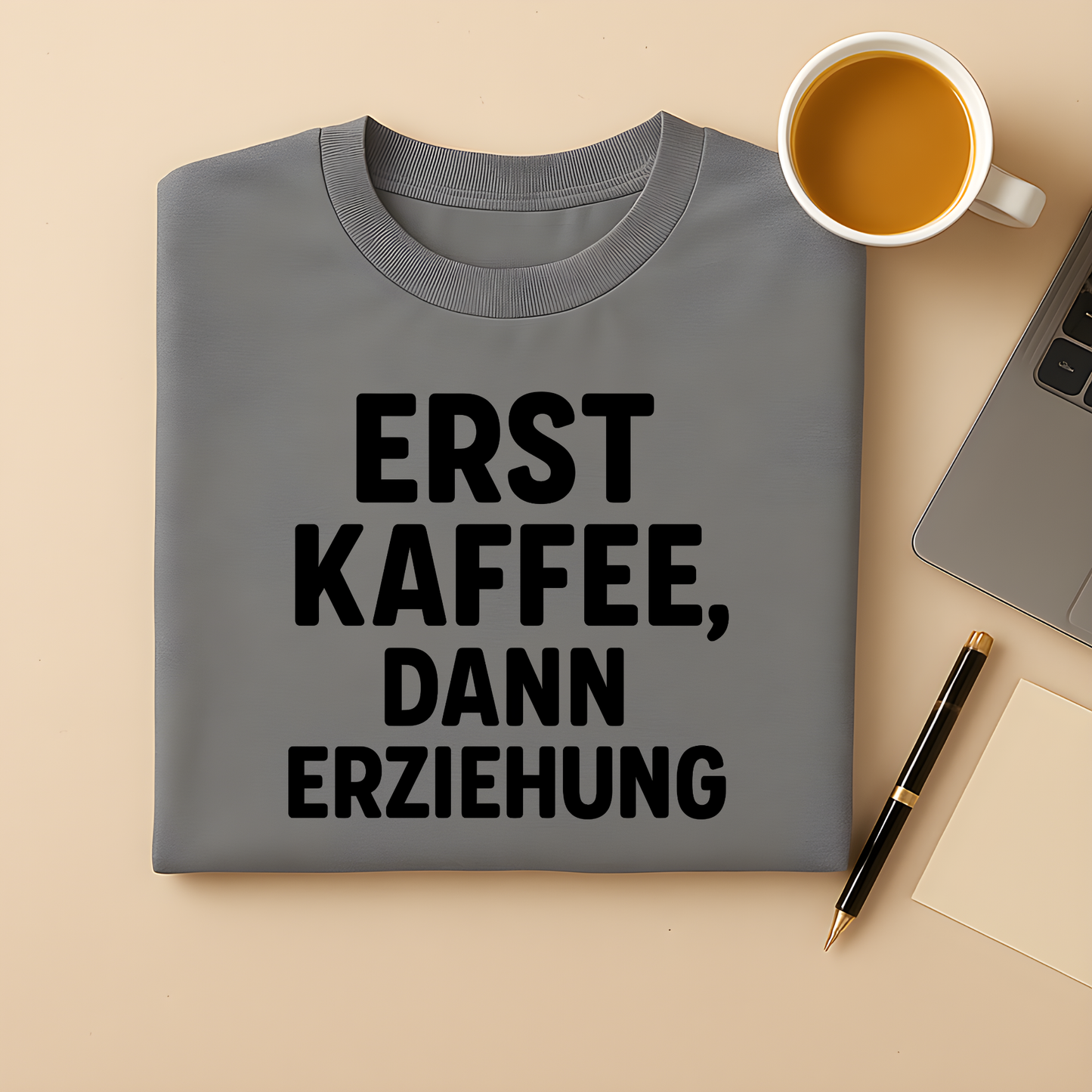Erst Kaffee, dann Erziehung T-Shirt