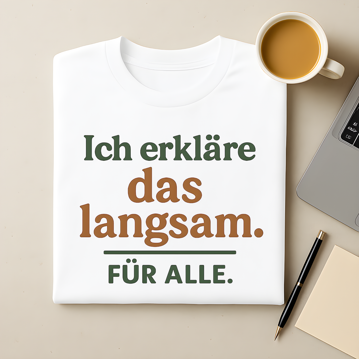 Ich erklÀre das langsam T-Shirt