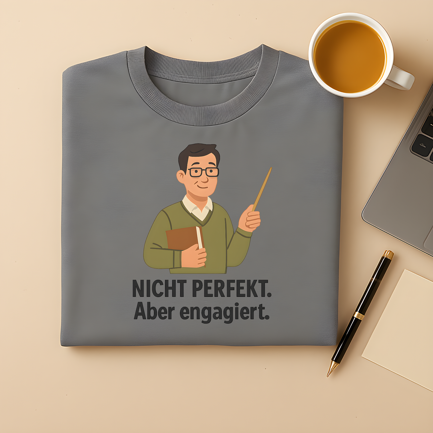 Nicht perfekt. Aber engagiert. T-Shirt