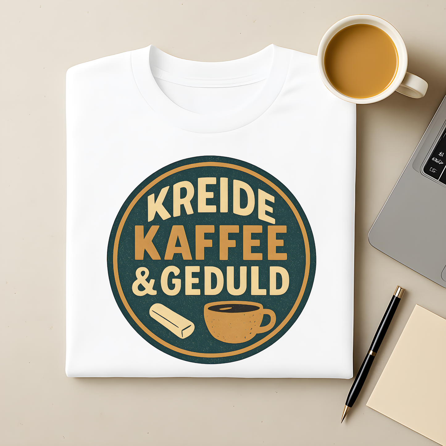 Kreide, Kaffee & Geduld T-Shirt