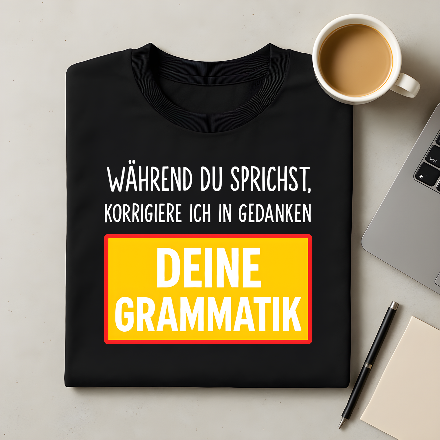 Ich korrigiere Grammatik T-Shirt