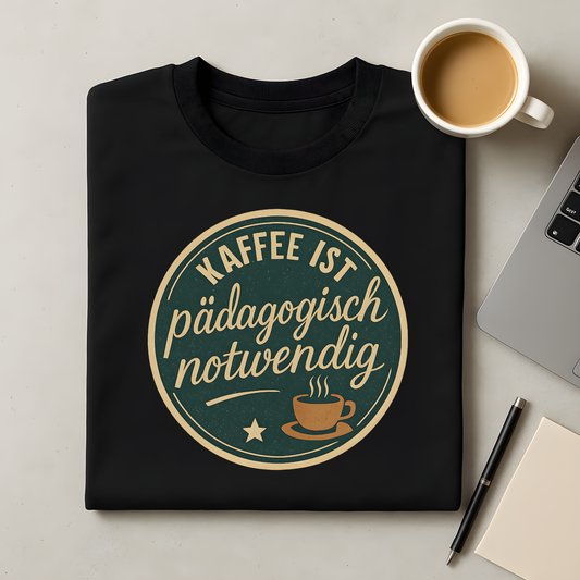 Kaffee ist pädagogisch notwendig T-Shirt