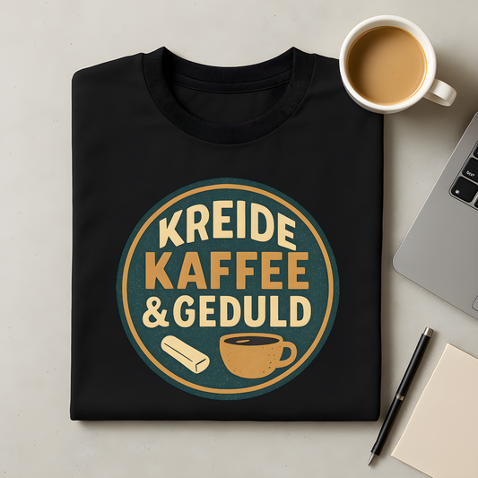 Kreide, Kaffee & Geduld T-Shirt