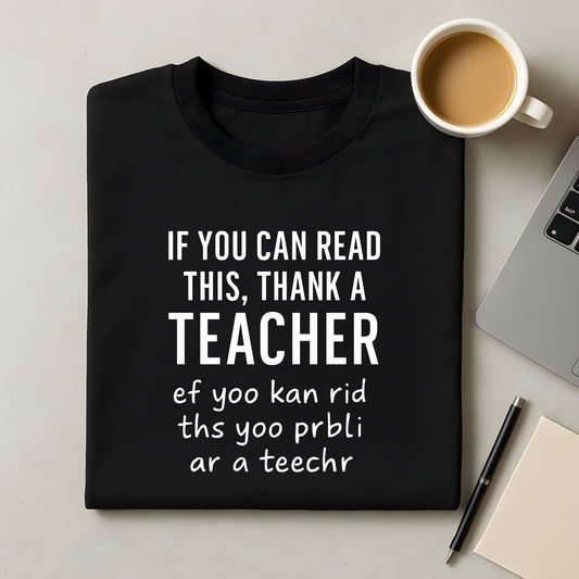 If you can read this, thank a teacher T-Shirt
