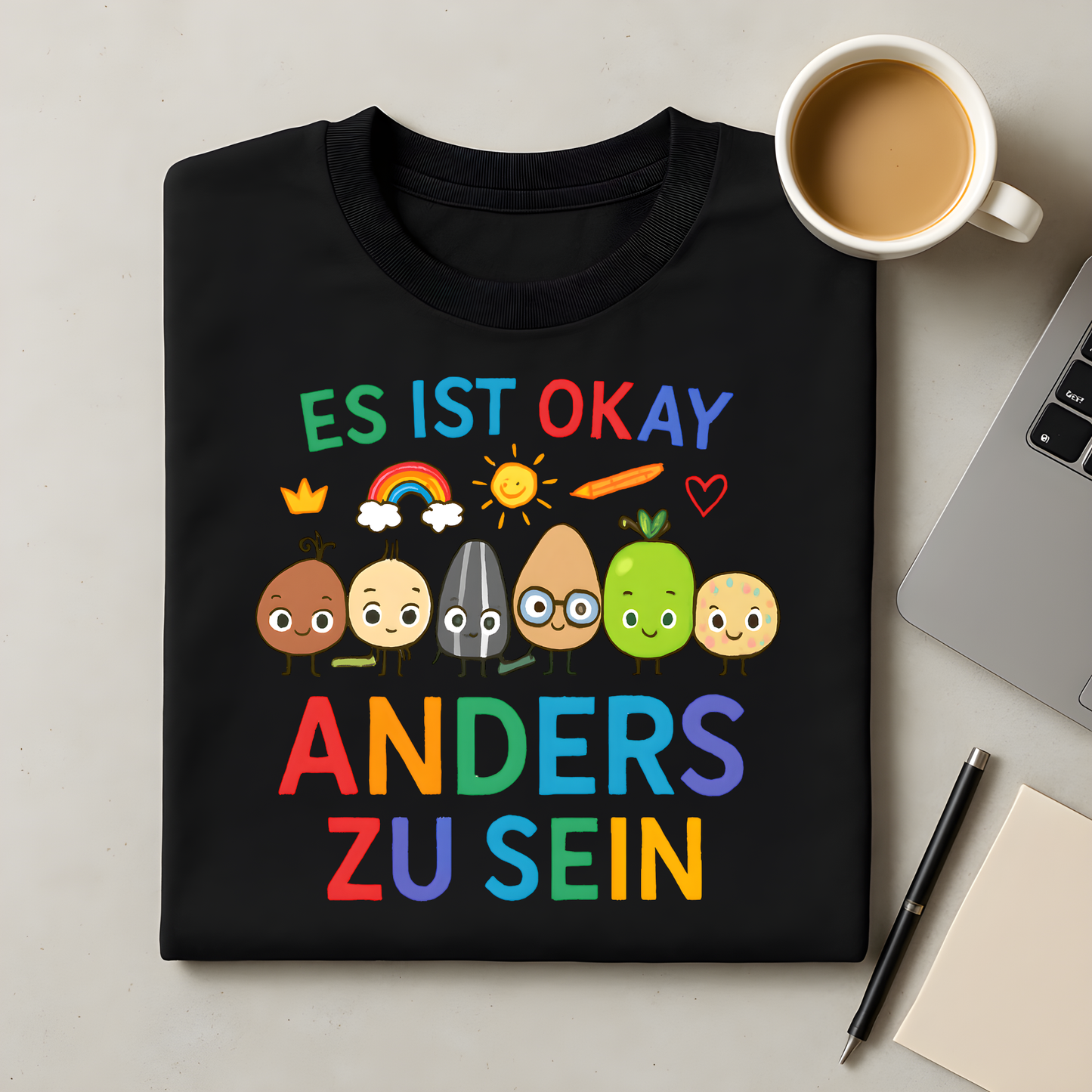 Es ist Ok anders zu sein T-Shirt