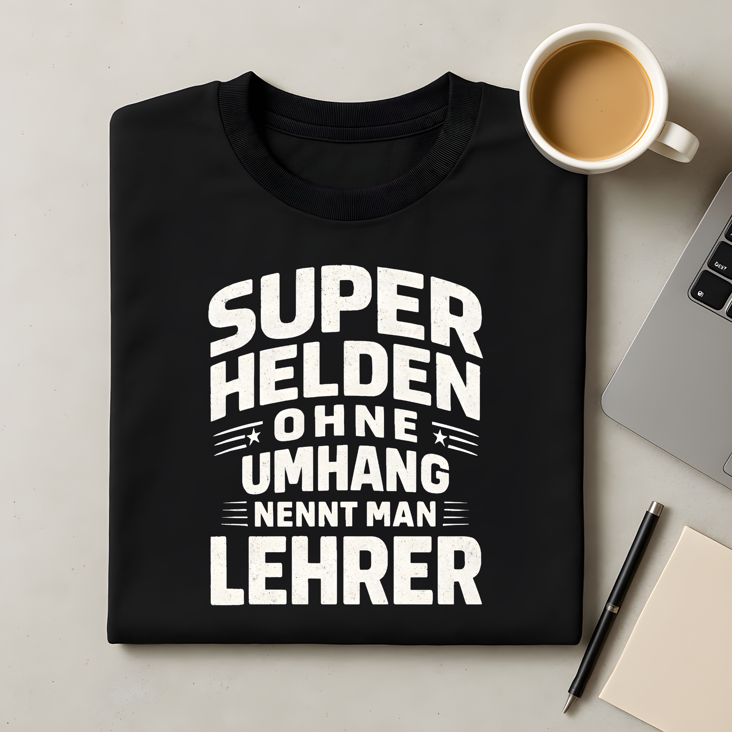Superhelden ohne Umhang nennt man Lehrer T-Shirt