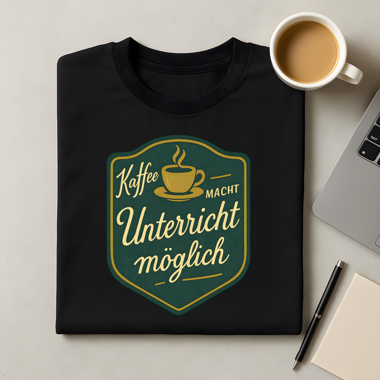 Kaffee macht Unterricht möglich T-Shirt