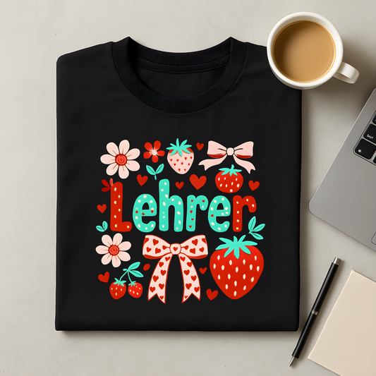 Lehrer Erdbeeren T-Shirt