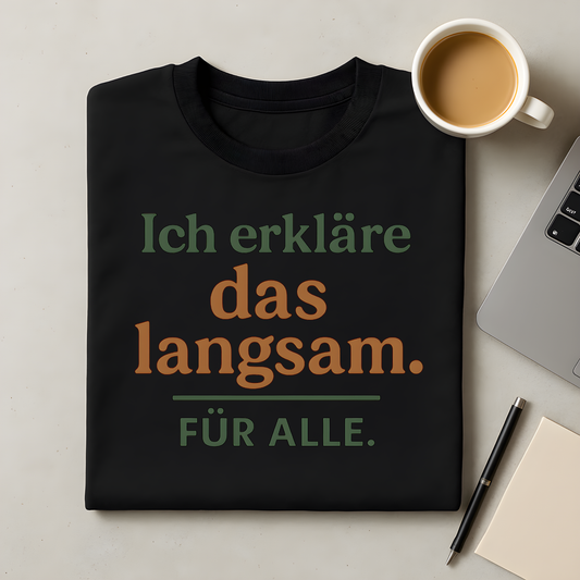 Ich erkläre das langsam T-Shirt