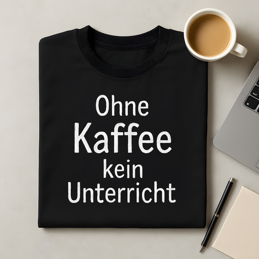 Ohne Kaffee kein Unterricht T-Shirt