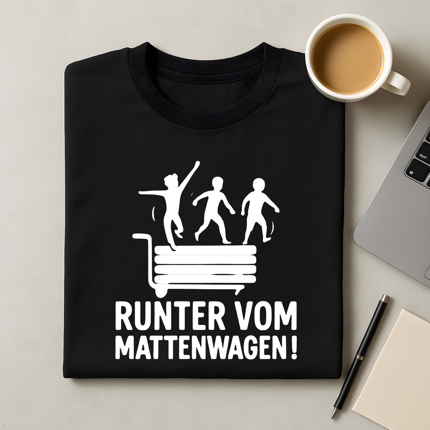 Runter vom Mattenwagen! T-Shirt