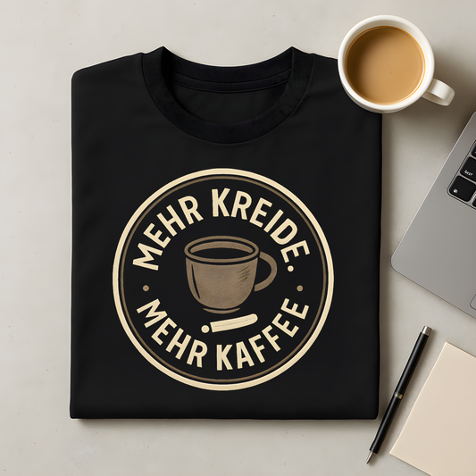 Mehr Kreide - Mehr Kaffee T-Shirt