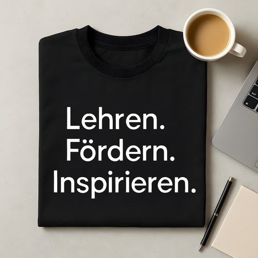 Lehren. Fördern. Inspirieren. T-Shirt