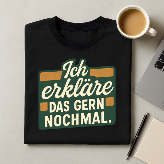 Erkläre das gern nochmal T-Shirt