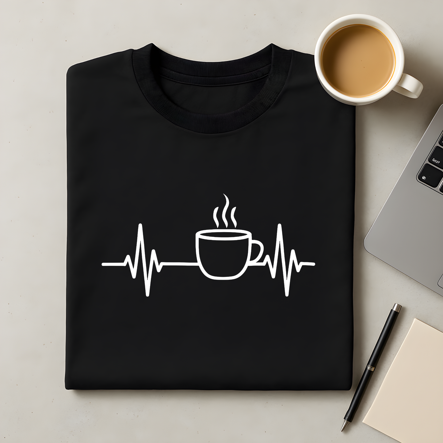 Coffee Heartbeat T-Shirt