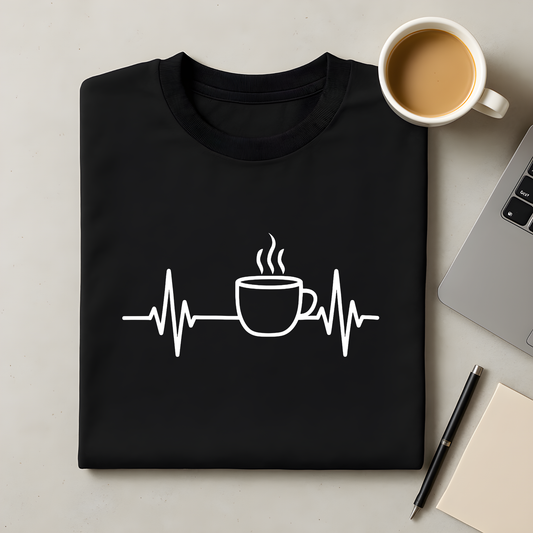 Coffee Heartbeat T-Shirt