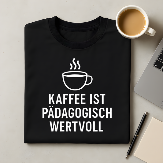 Kaffee ist pädagogisch wertvoll T-Shirt