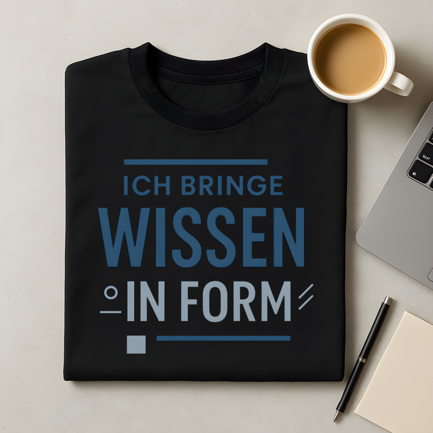 Ich bringe Wissen in Form T-Shirt