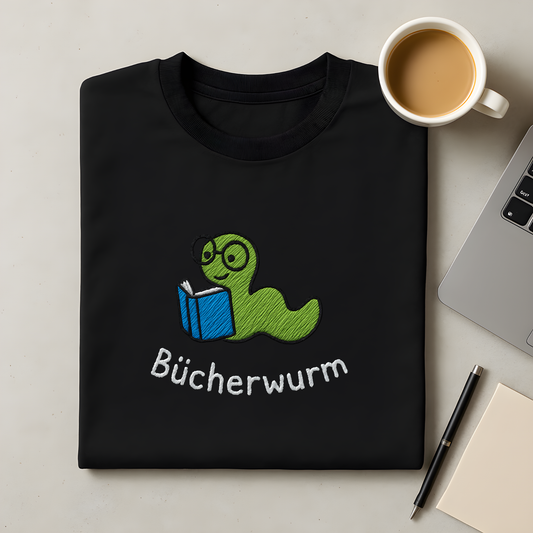 Bücherwurm T-Shirt