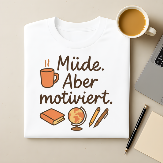 Müde aber motiviert T-Shirt