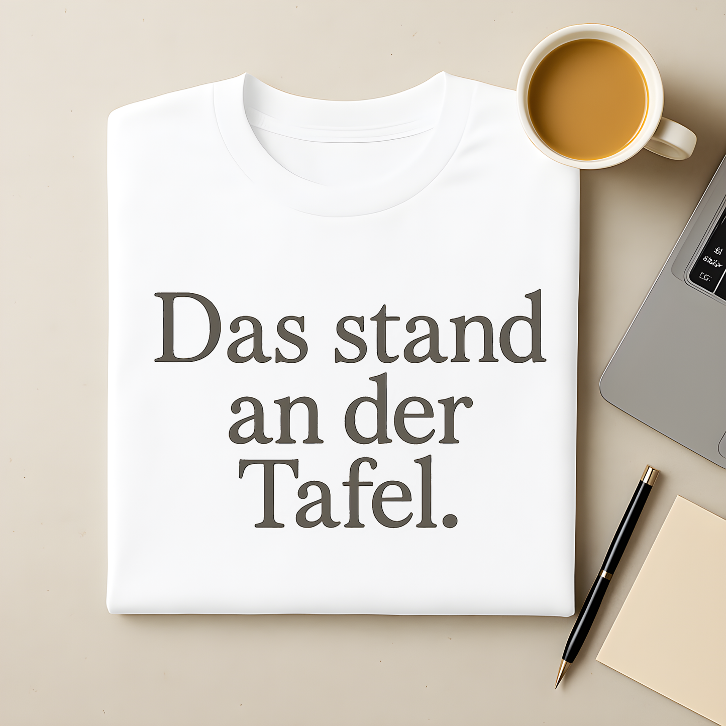 Das stand an der Tafel T-Shirt