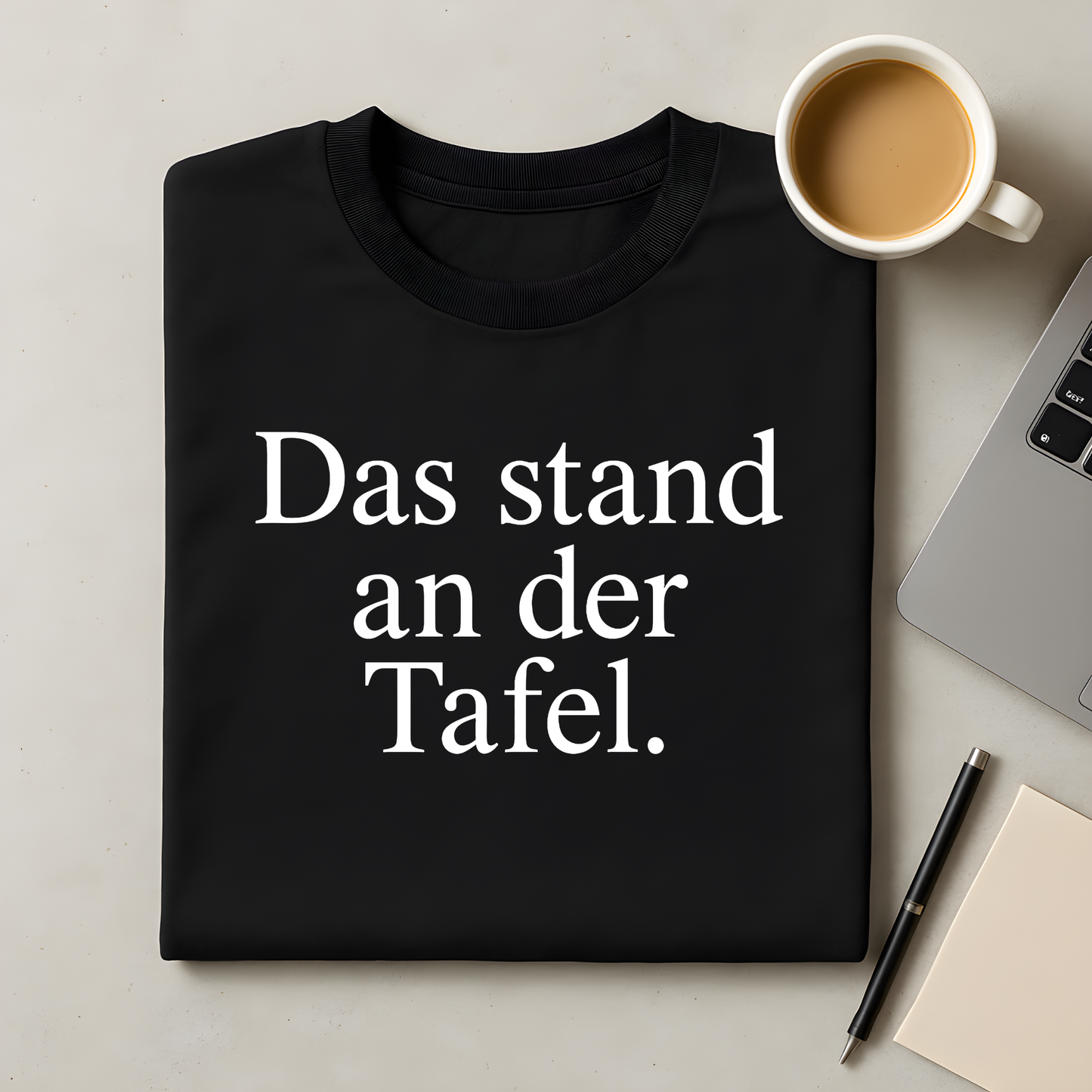 Das stand an der Tafel T-Shirt