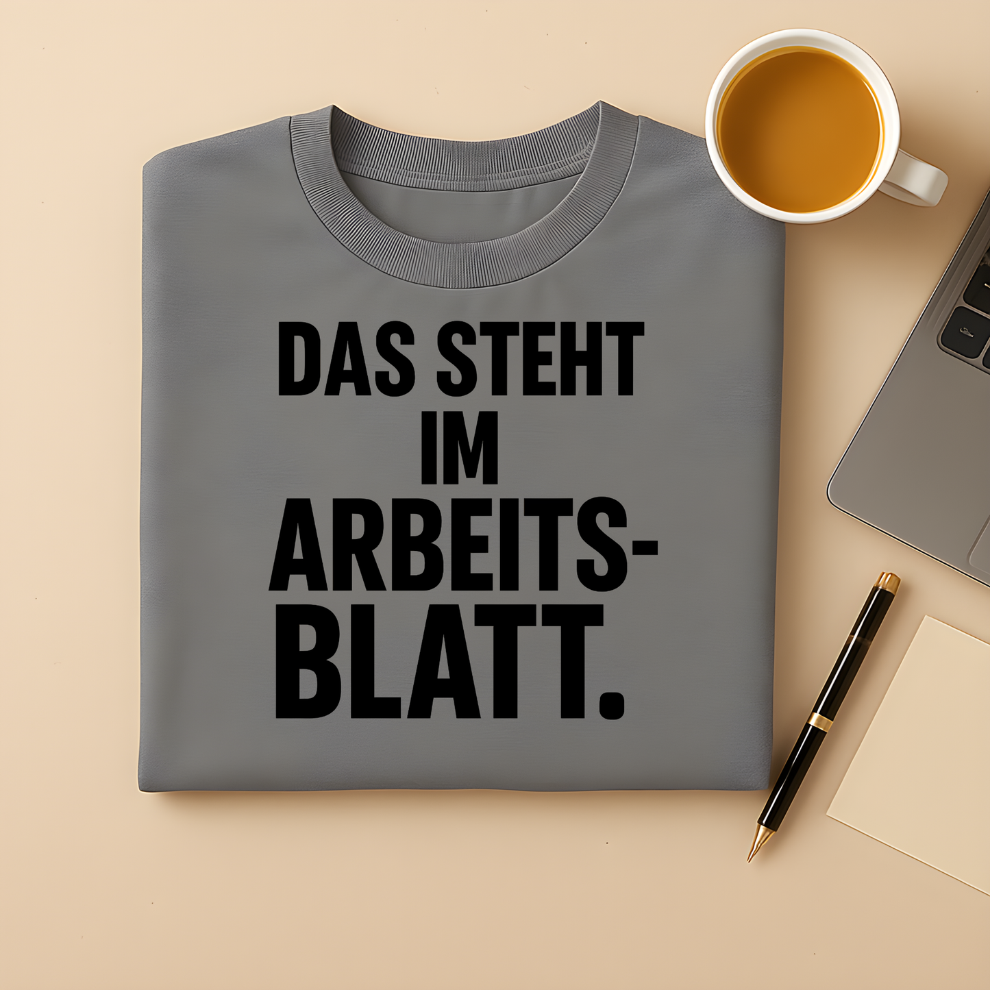 Das steht im Arbeitsblatt T-Shirt