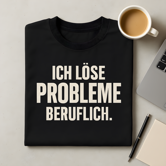 Ich löse Probleme beruflich T-Shirt