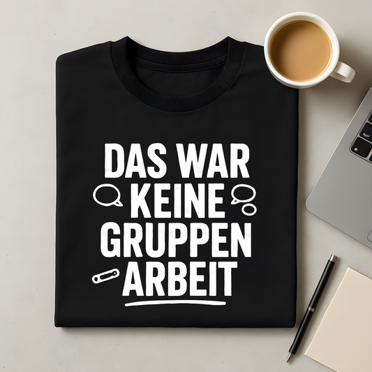 Keine Gruppenarbeit T-Shirt
