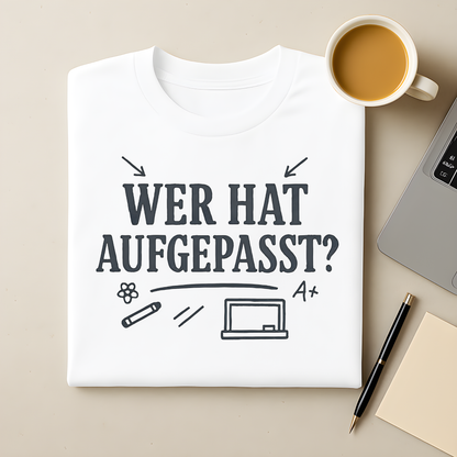 Wer hat aufgepasst T-Shirt