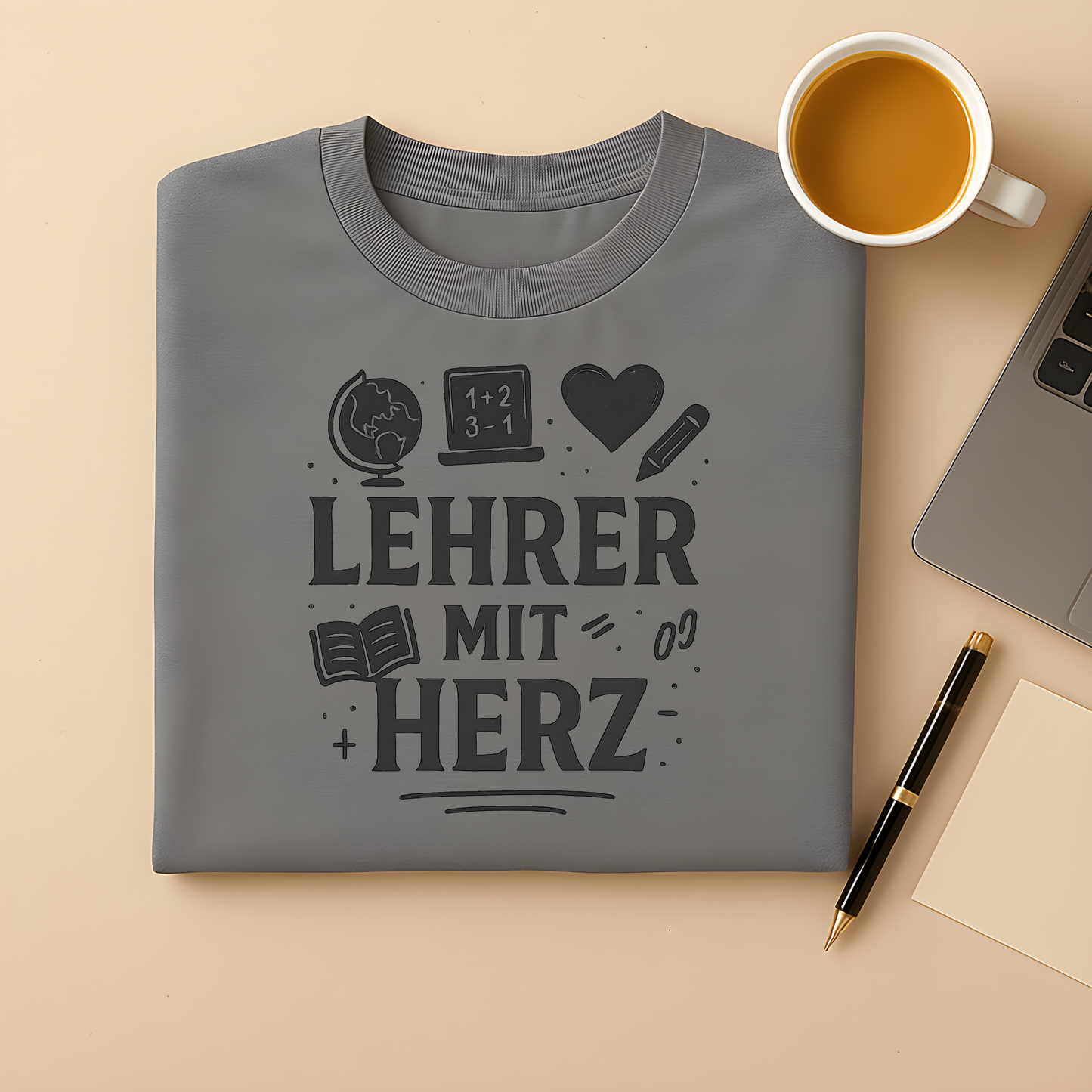 Lehrer mit Herz T-Shirt