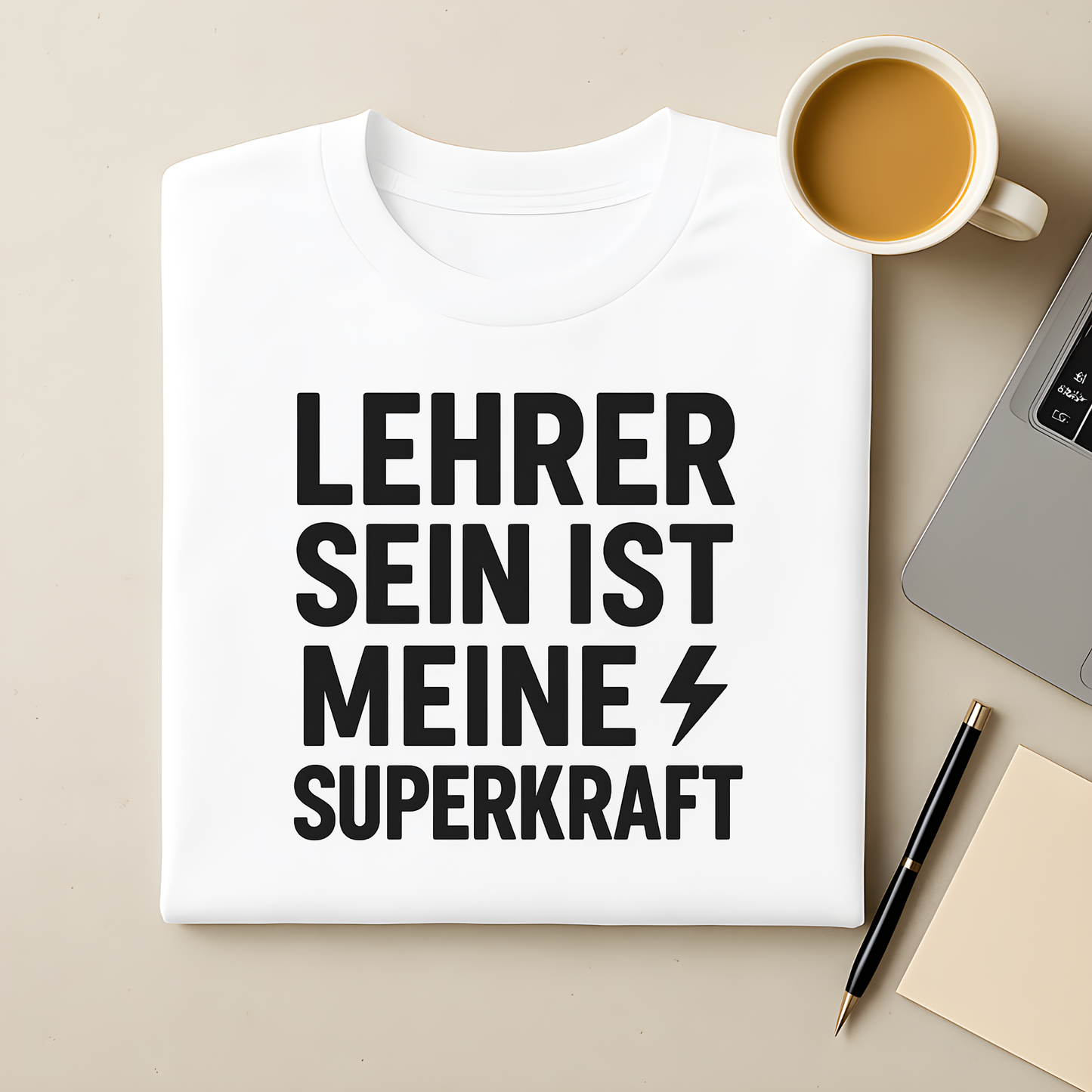 Lehrer sein Superkraft T-Shirt