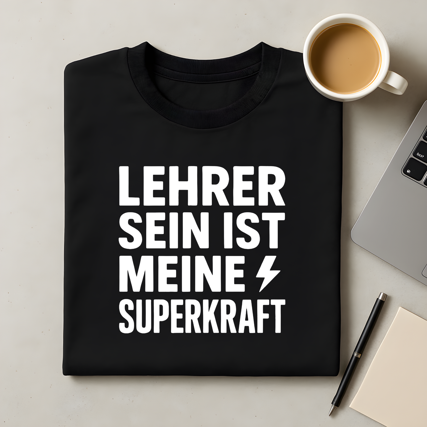 Lehrer sein Superkraft T-Shirt