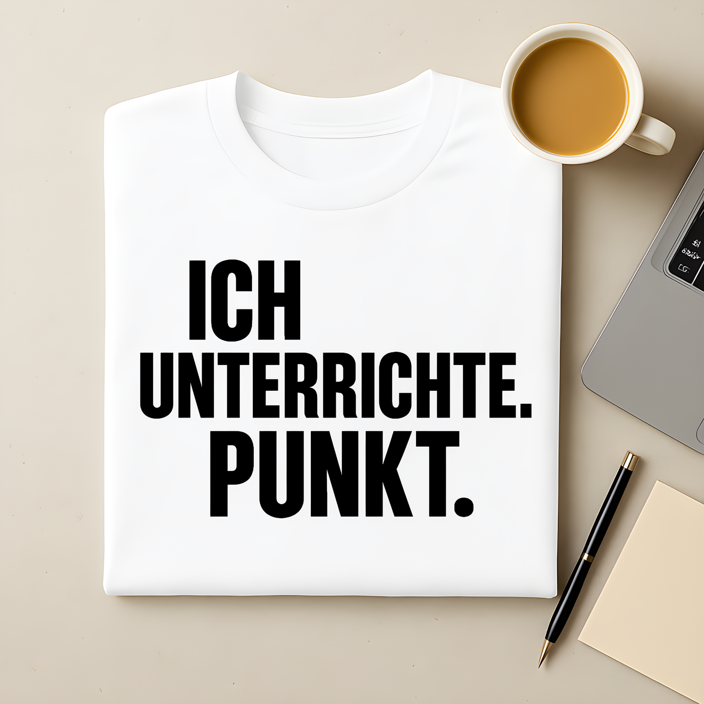 Ich unterrichte, Punkt T-Shirt