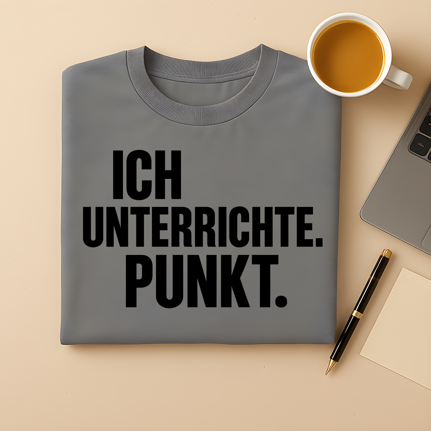 Ich unterrichte, Punkt T-Shirt