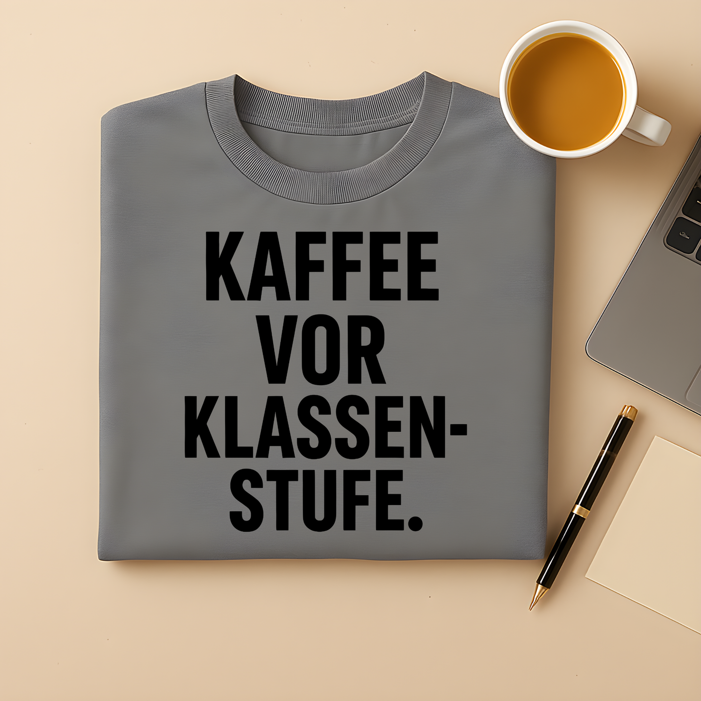 Kaffee vor Klassenstufe T-Shirt