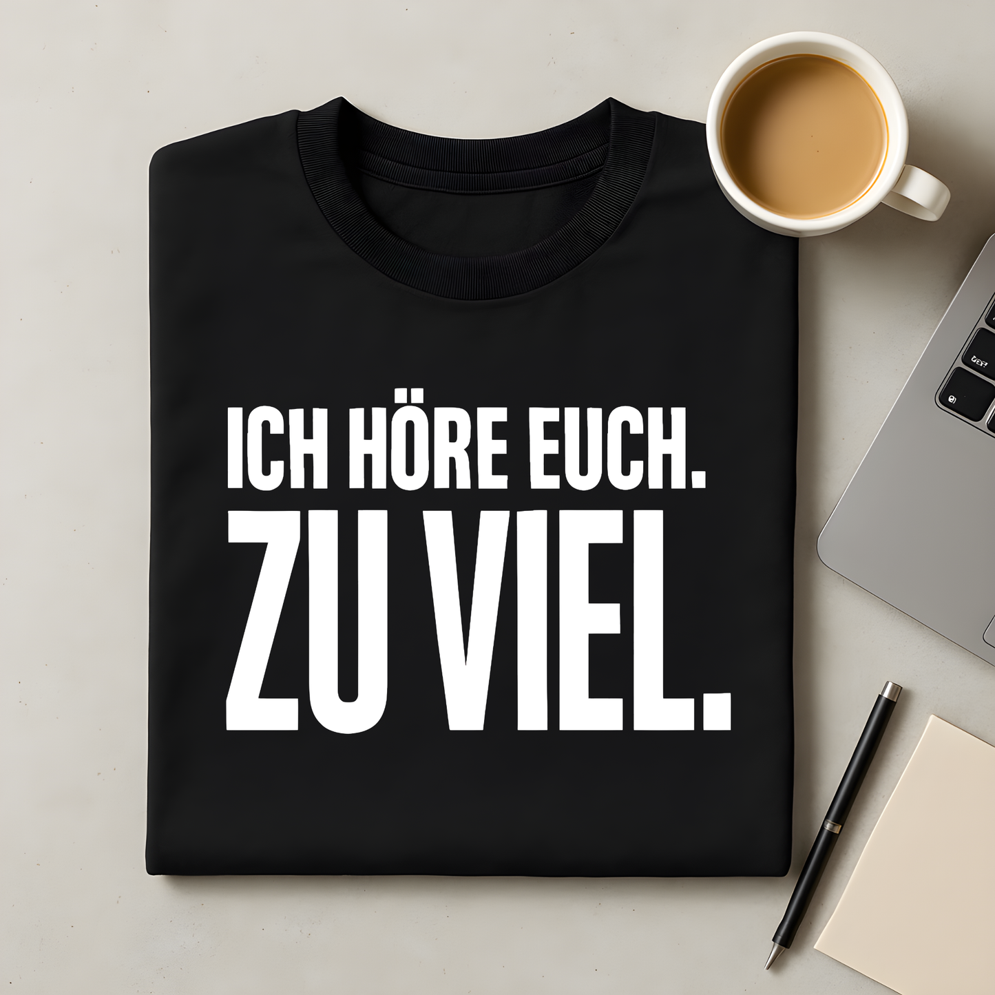 Höre euch zu viel T-Shirt