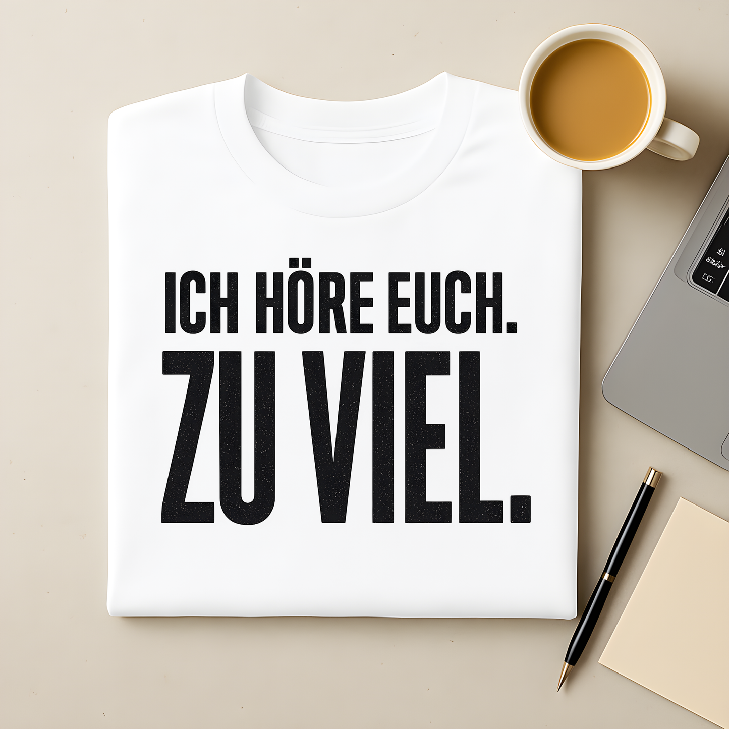 Höre euch zu viel T-Shirt