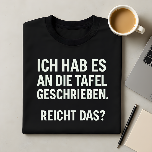 Reicht das T-Shirt