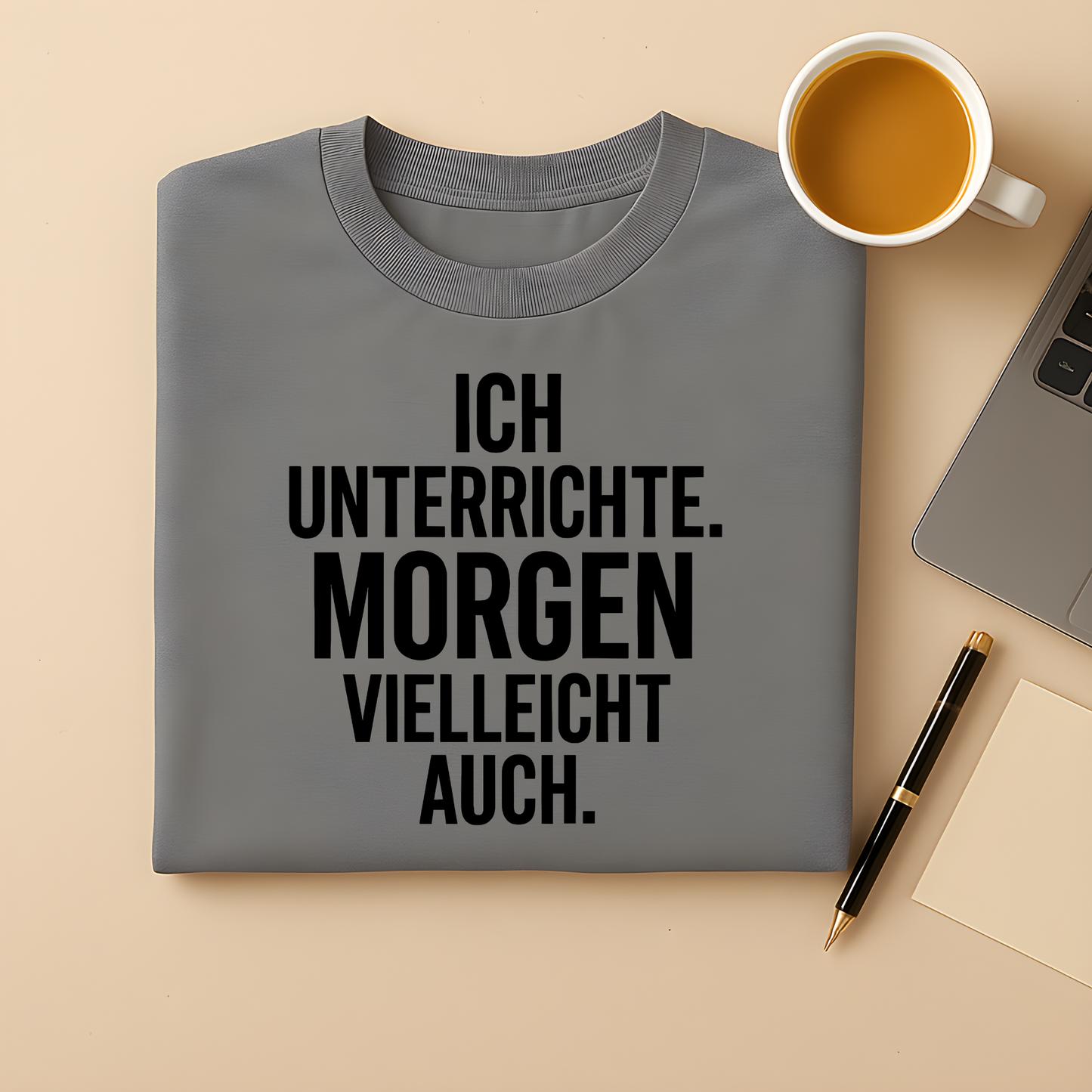 Morgen vielleicht Unterricht T-Shirt
