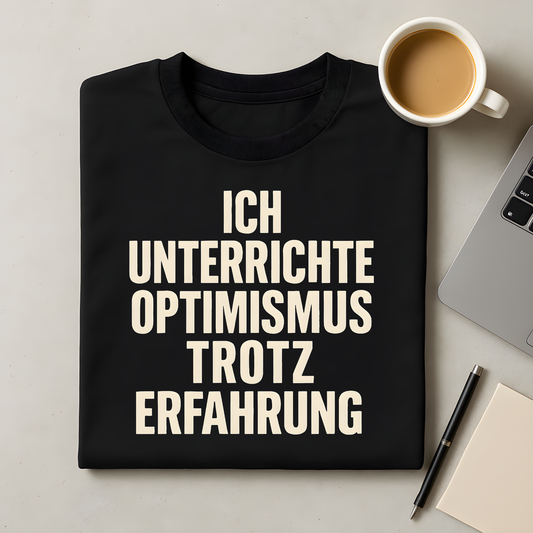 Optimismus trotz Erfahrung T-Shirt