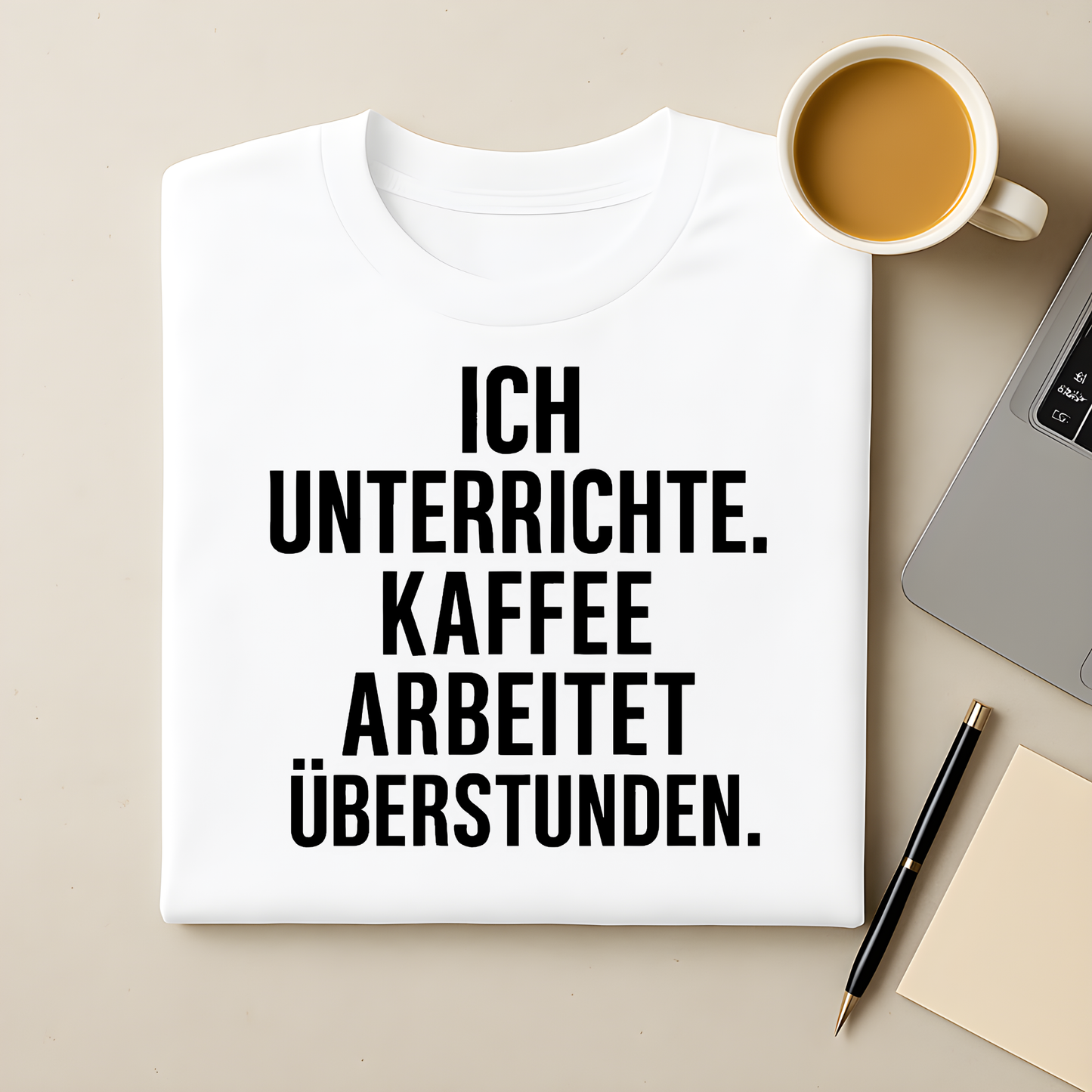 Kaffee arbeitet Überstunden T-Shirt